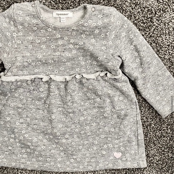 3Pommes Baby Girl Soft Sweater Dress - Picture 3 of 5